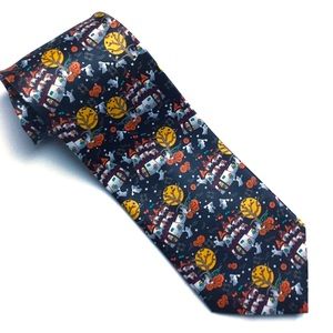 Halloween Neck Tie w/ Pumpkins, Castles, Ghosts and More